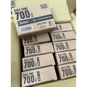 Box of 10 Co-op 700c Road Bike Inner Tube - 700 x 18/23c - 48mm Presta Valve